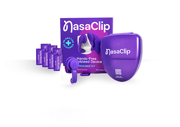 NasaClip® with storage case and reusable sponges