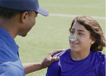 NasaClip® used on the nose