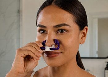 NasaClip® used on the nose